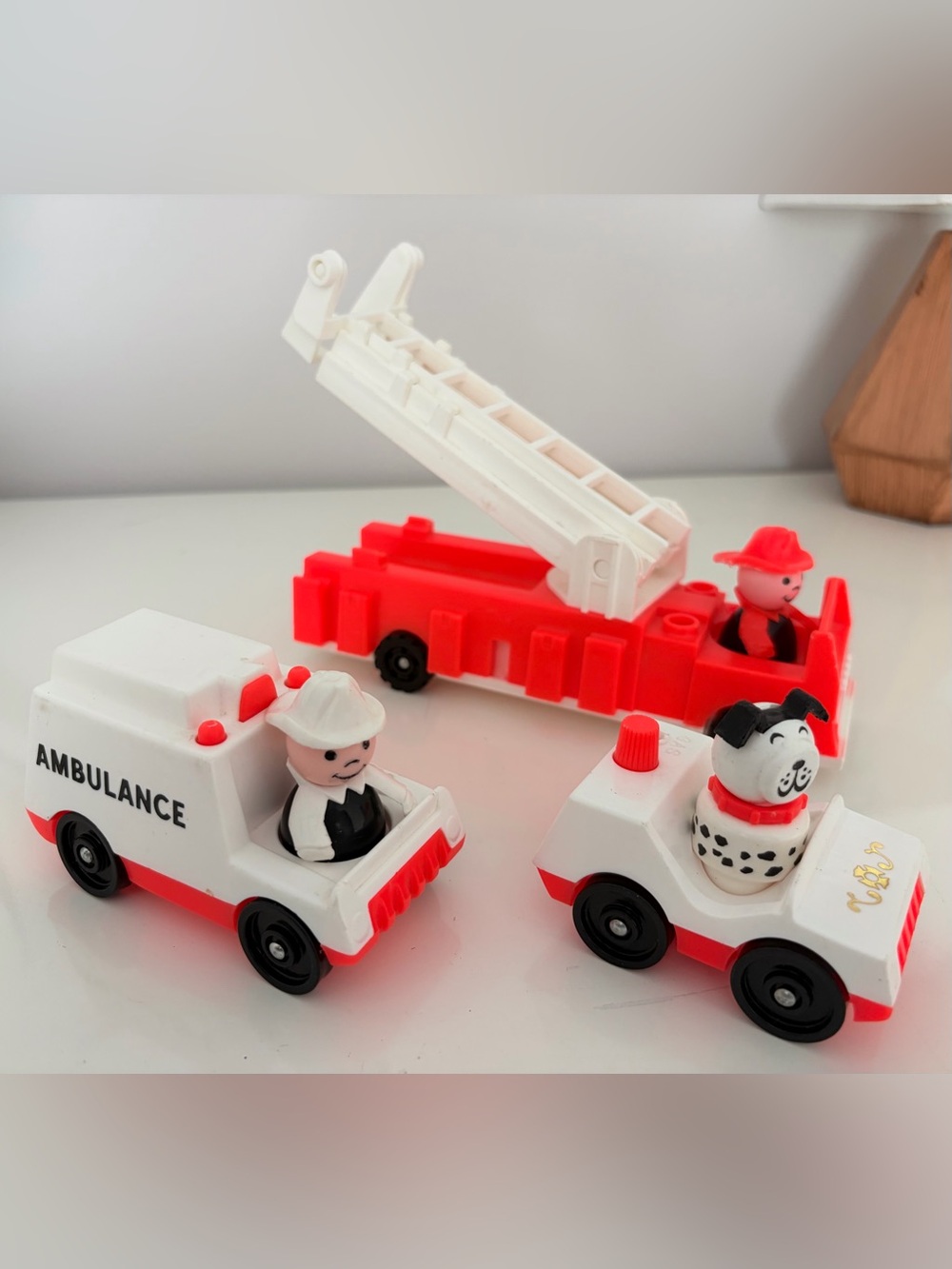 Vintage Fisher Price Fire Station Bundle
